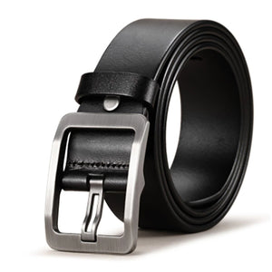 Genuine cowhide leather belts for men