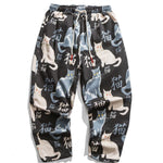 Load image into Gallery viewer, Vintage Print Mens Summer Casual Pants
