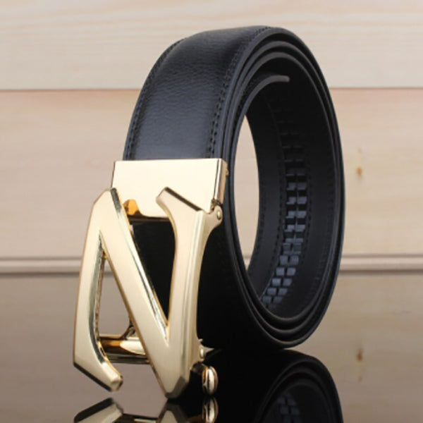 High quality luxury mens belts made of genuine cow leather