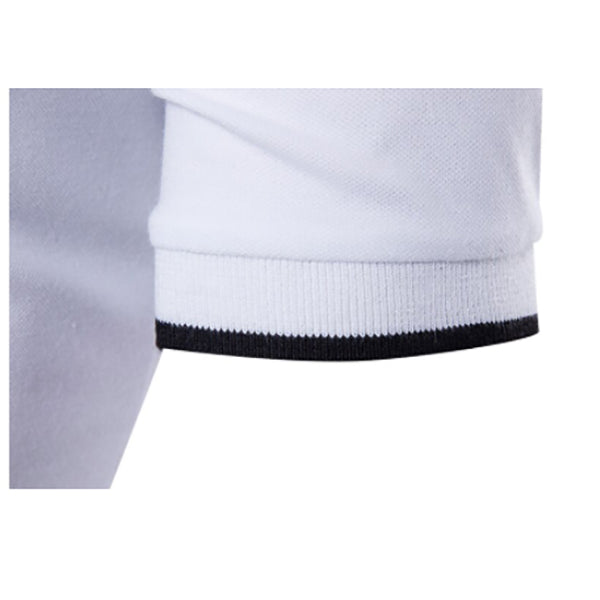 Sporty breathable casual short sleeved polo shirt