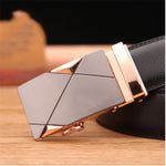 Load image into Gallery viewer, Fashionable men&#39;s belt made of 100% genuine leather. High quality metal automatic buckles.
