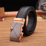 Load image into Gallery viewer, Fashionable men&#39;s belt made of 100% genuine leather. High quality metal automatic buckles.
