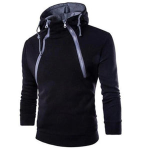 Long sleeve zipped sweatshirt