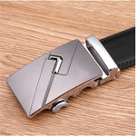 Load image into Gallery viewer, Genuine leather strap with automatic ratchet mechanism
