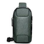 Load image into Gallery viewer, Multifunctional waterproof Oxford USB anti-theft shoulder bag
