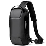 Load image into Gallery viewer, Multifunctional waterproof Oxford USB anti-theft shoulder bag
