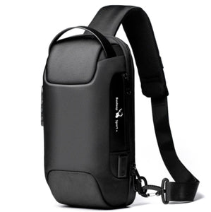 Multifunctional waterproof Oxford USB anti-theft shoulder bag