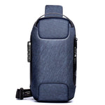 Load image into Gallery viewer, Multifunctional waterproof Oxford USB anti-theft shoulder bag
