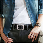 Load image into Gallery viewer, Genuine cowhide leather belts for men
