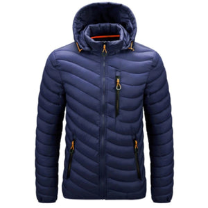 Hiking thick jacket. Windproof, insulated, breathable.