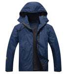 Load image into Gallery viewer, Lightweight hooded track jacket
