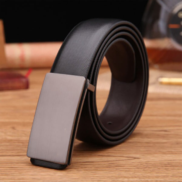 High quality genuine leather belt for business men