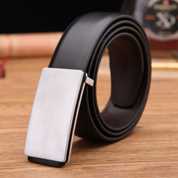 High quality genuine leather belt for business men