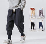 Load image into Gallery viewer, Joggers in cotton and linen for men
