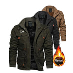 Load image into Gallery viewer, Men&#39;s winter jacket with hood and multiple pockets
