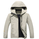 Load image into Gallery viewer, Lightweight hooded track jacket
