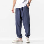 Load image into Gallery viewer, Joggers in cotton and linen for men
