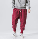 Load image into Gallery viewer, Joggers in cotton and linen for men
