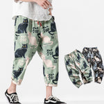 Load image into Gallery viewer, Vintage Print Mens Summer Casual Pants
