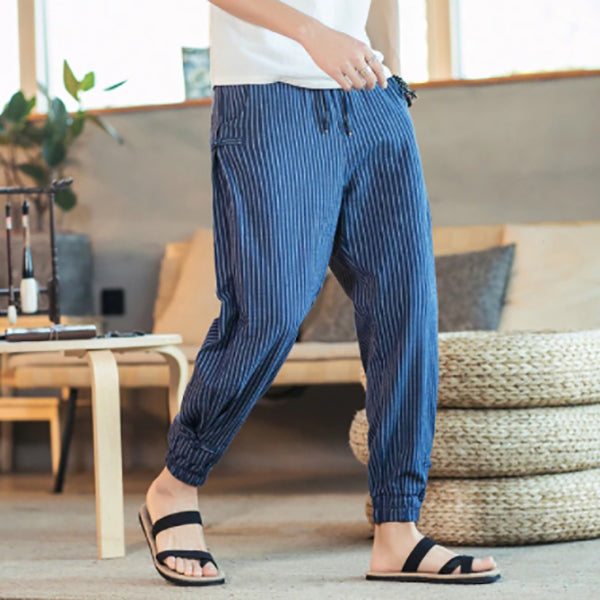 Fashion mens casual loose pants.