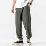 Load image into Gallery viewer, Joggers in cotton and linen for men
